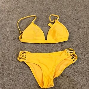hollister bikini  yellow